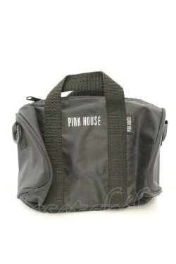 画像1: PINK HOUSE / ナイロンミニバッグ  クロ O-26-02-19-004-LO-BG-IG-OS