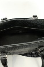 画像4: INGEBORG / カメリア柄型押し２ＷＡＹボストンバッグ  クロ O-26-02-19-038-LO-BG-IG-ZTK042 (4)
