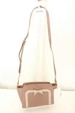 画像2: m petit by misako / AMリボンヨコショルダーバッグ  ピンクベージュ O-26-02-19-039-LO-BG-IG-OS