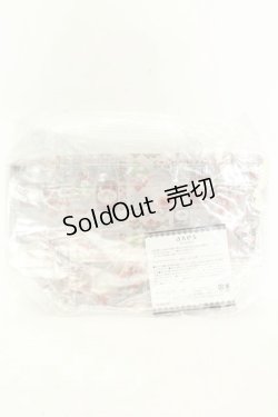 画像2: axes femme / ノベルティ巾着付きビニールバッグ  モカジャム瓶柄 O-26-02-19-042-AX-BG-IG-OS