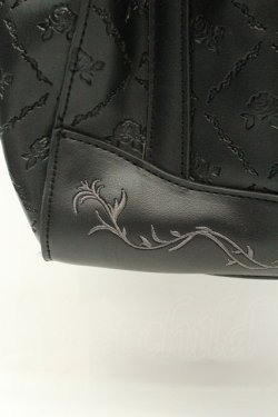 画像2: axes femme / 型押し２ＷＡＹリュック 13×27×13cm クロ O-26-02-19-047-AX-BG-IG-OS