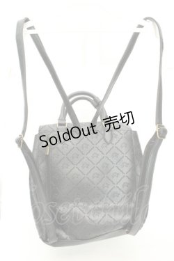 画像3: axes femme / 型押し２ＷＡＹリュック 13×27×13cm クロ O-26-02-19-047-AX-BG-IG-ZTK042