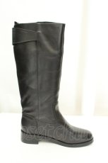 画像5: INGEBORG / カメリアコサージュベルテッドブーツ 22.5cm クロ O-26-02-19-052-LO-SH-IG-ZTK039 (5)