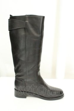 画像5: INGEBORG / カメリアコサージュベルテッドブーツ 22.5cm クロ O-26-02-19-052-LO-SH-IG-OS