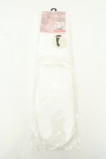 画像1: m petit by misako / AMOVKレーシーフリル 23~25cm シロ O-26-02-19-054-LO-ZA-OW-ZT618 (1)