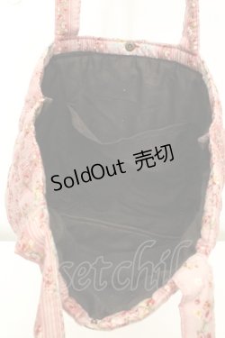 画像4: PINK HOUSE / キルトトートバッグ  ピンク フラワー柄 O-26-02-19-005-LO-BG-IG-OS