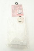 m petit by misako / AMCS3ダンレース　ソックス 23~25cm シロ O-26-02-19-056-LO-ZA-OW-OS