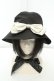 画像1: m petit by misako / サンリオコラボリボンバケットハット 57.5cm クロ O-26-02-19-061-LO-AC-OW-OS (1)