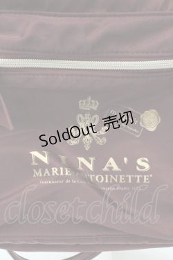画像2: m petit by misako / NINA’S コラボリボンリュック  ワイン O-26-02-19-068-LO-BG-OW-ZTK039