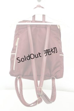 画像3: m petit by misako / NINA’S コラボリボンリュック  ワイン O-26-02-19-068-LO-BG-OW-ZTK039