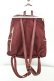 画像3: m petit by misako / NINA’S コラボリボンリュック  ワイン O-26-02-19-068-LO-BG-OW-OS (3)