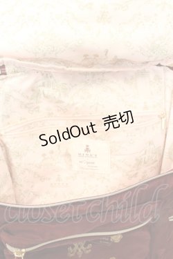 画像4: m petit by misako / NINA’S コラボリボンリュック  ワイン O-26-02-19-068-LO-BG-OW-ZTK039