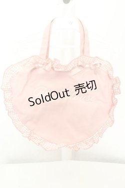 画像1: PINK HOUSE / ハートフリルバッグ  ピンク O-26-02-19-069-LO-BG-OW-OS