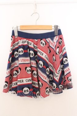 画像1: Candy Stripper / ペペ＆ロゴスカート 2 ブルー×レッド O-26-02-19-1036-PU-SK-OW-OS