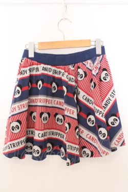 画像2: Candy Stripper / ペペ＆ロゴスカート 2 ブルー×レッド O-26-02-19-1036-PU-SK-OW-OS
