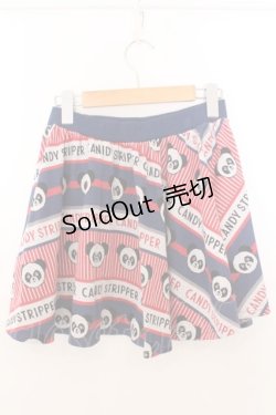 画像2: Candy Stripper / ペペ＆ロゴスカート 2 ブルー×レッド O-26-02-19-1036-PU-SK-OW-OS