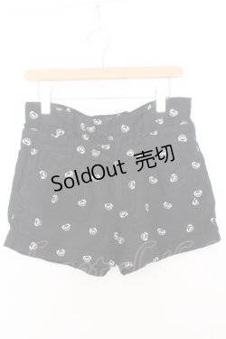 画像1: Candy Stripper / ペペ刺繍ショートパンツ M ブラック O-26-02-19-1038-PU-PA-OW-OS
