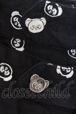画像2: Candy Stripper / ペペ刺繍ショートパンツ M ブラック O-26-02-19-1038-PU-PA-OW-OS