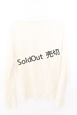 画像3: axes femme / ハート刺繍カーデ M キナリ O-26-02-19-1004-AX-TO-OW-OS