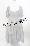m petit by misako / TT*AMデシンヨークワンピース L グレー O-26-02-19-1043-LO-OP-OW-OS
