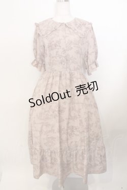 画像1: m petit by misako / トワルドジュイセーラーワンピース L ピンク O-26-02-19-1044-LO-OP-OW-OS