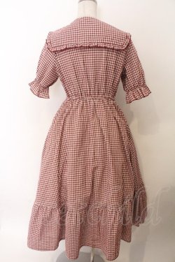 画像2: m petit by misako / AM*ギンガムCHKワンピース M アカ O-26-02-19-1045-LO-OP-OW-OS