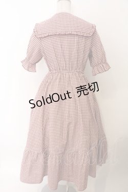画像2: m petit by misako / AM*ギンガムCHKワンピース M アカ O-26-02-19-1045-LO-OP-OW-OS