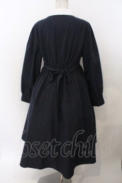 画像2: virally / 星名桜子/クラシックリボンワンピース L ネイビー O-26-02-19-1052-PU-OP-OW-OS