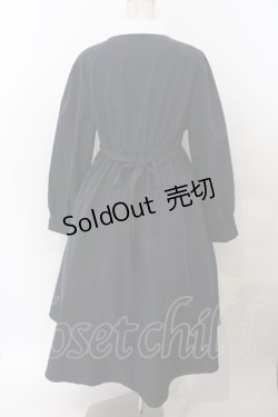 画像2: virally / 星名桜子/クラシックリボンワンピース L ネイビー O-26-02-19-1052-PU-OP-OW-OS