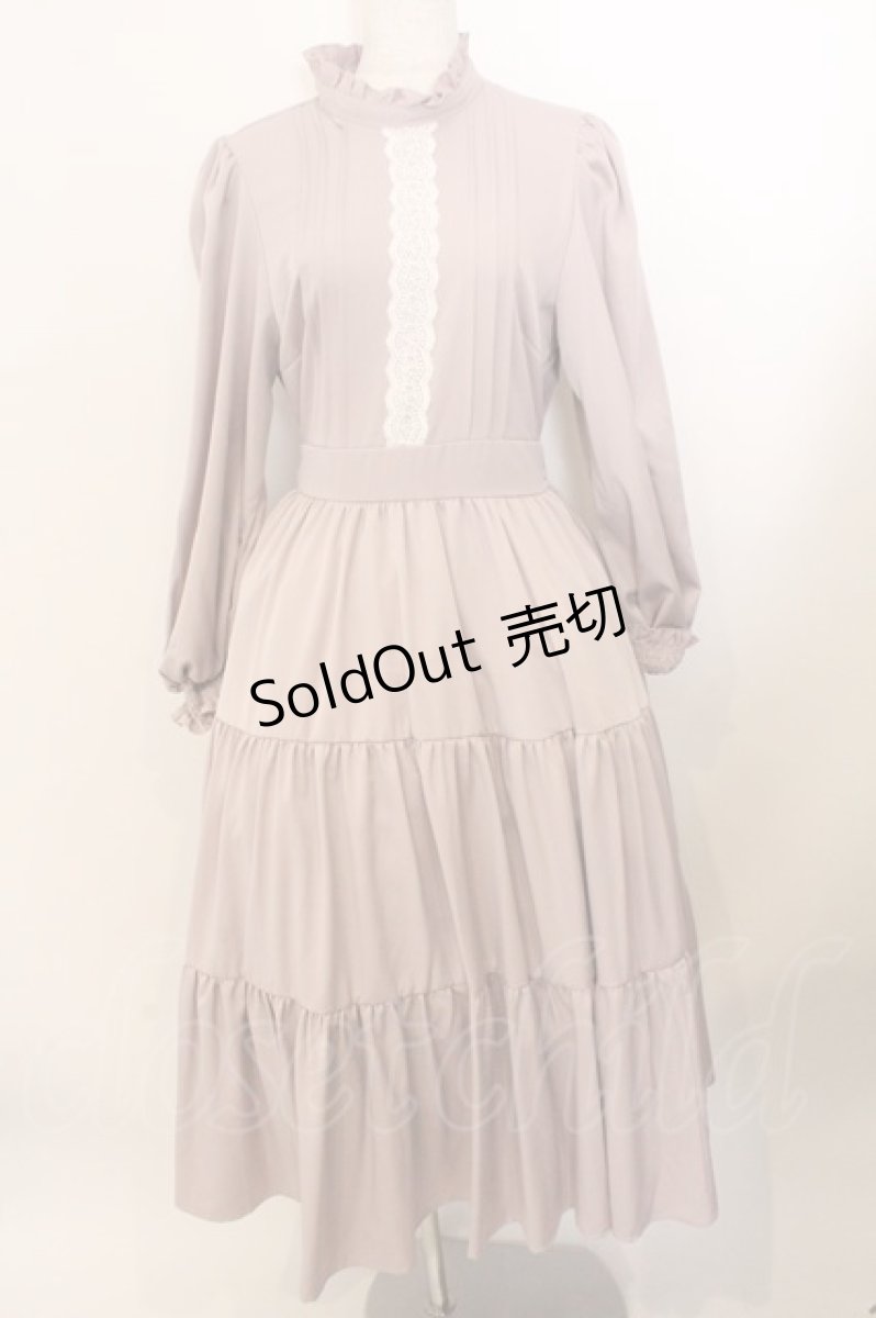 画像1: m petit by misako / AM＊レースティアードワンピース M ピンク O-26-02-19-1054-LO-OP-OW-OS (1)