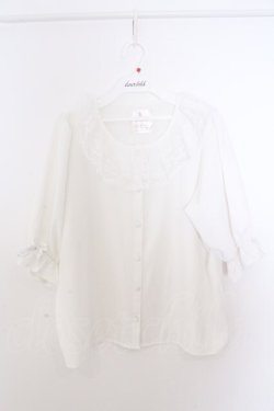 画像1: m petit by misako / NINA'Sコラボブラウス M シロ O-26-02-19-1055-LO-BL-OW-OS