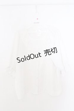 画像1: m petit by misako / NINA'Sコラボブラウス M シロ O-26-02-19-1055-LO-BL-OW-OS