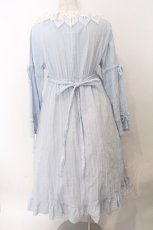 画像2: Cherirulu Chocola / MYレースフリルワンピース M サックス O-26-02-19-1057-GO-OP-OW-ZT628 (2)