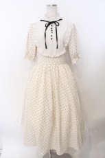 画像1: m petit by misako / ナシジミズタマキリカエワンピース M アイボリー O-26-02-19-1060-LO-OP-OW-ZT579 (1)