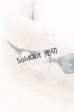 画像2: axes femme / ベルトファーティペット  ベージュ O-26-02-19-1001-AX-ZA-IG-OS