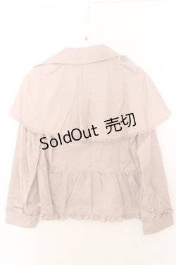 画像3: axes femme / ケープ付きショートトレンチ M ピンク O-26-02-19-1010-AX-CO-OW-OS