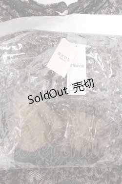 画像2: axes femme / アラベスク風ニットカーディガン M クロ O-26-02-19-1011-AX-TO-OW-ZT0222J