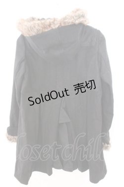 画像3: axes femme / BackフリルAラインコート M クロ O-26-02-19-1014-AX-CO-OW-ZT0222J