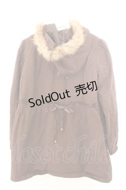 画像4: axes femme / 前立てファーモッズコート M ブラウン O-26-02-19-1015-AX-CO-OW-OS