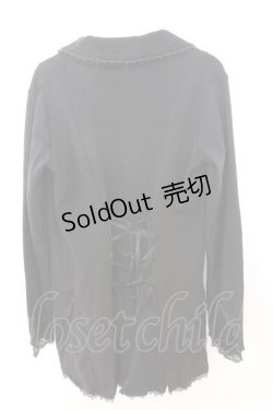 画像2: axes femme / 袖フリルカットジャケット M クロ O-26-02-19-1016-AX-TO-OW-OS