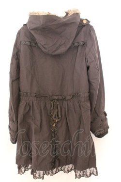 画像3: axes femme / ボアライナー付きモッズコート M チャコール O-26-02-19-1018-AX-CO-OW-OS