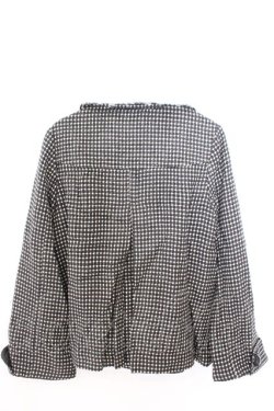 画像3: axes femme / ファー付きドットショートコート M クロ O-26-02-19-1019-AX-JA-OW-OS