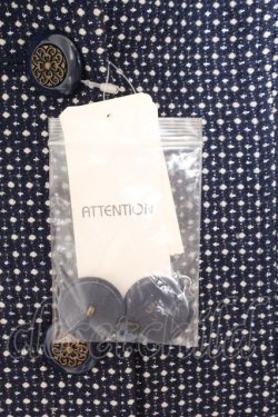 画像2: axes femme / キラキラドットコート M ブルー O-26-02-19-1020-AX-CO-OW-OS