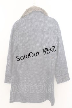 画像3: axes femme / キラキラドットコート M ブルー O-26-02-19-1020-AX-CO-OW-ZT0222J