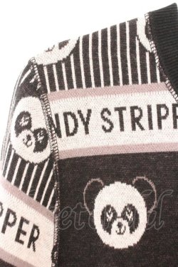 画像2: Candy Stripper / ペペ＆ボーダーワンピース 2 ブラック O-26-02-19-1023-PU-OP-OW-OS