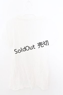 画像4: Candy Stripper / ポンポンヨークブラウス風カットソー F ホワイト O-26-02-19-1024-PU-TO-OW-OS