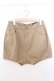 画像1: Candy Stripper / ペペフェイスショートパンツ M ベージュ O-26-02-19-1030-PU-PA-OW-OS (1)