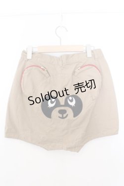 画像2: Candy Stripper / ペペフェイスショートパンツ M ベージュ O-26-02-19-1030-PU-PA-OW-OS