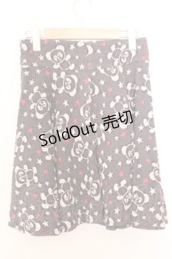 画像2: Candy Stripper / ペペジャガードスカート 2 ブラック×レッド O-26-02-19-1032-PU-SK-OW-OS