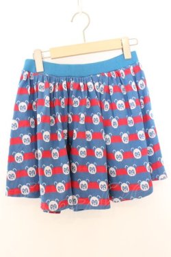 画像1: Candy Stripper / ペペボーダースカート 2 ブルー×レッド O-26-02-19-1033-PU-SK-OW-OS